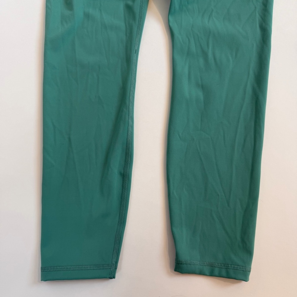 Everlane Womens The Perform Ankle Leggings Sz S Green Interior Pocket High Waist - Picture 4 of 7